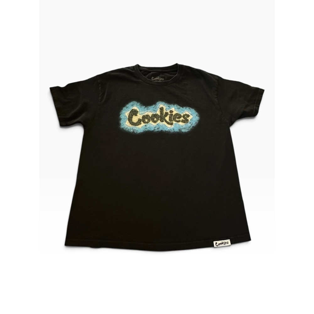 Cookies SF Island Logo Graphic T Shirt Mens L Black Streetwear Short Sleeve